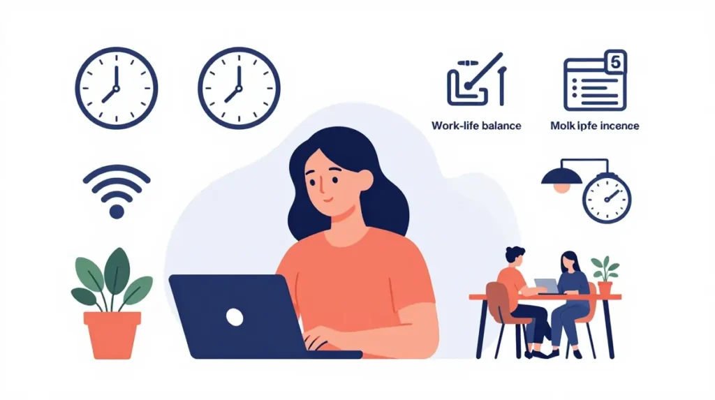 Benefits of earning money online including flexible schedule and remote work