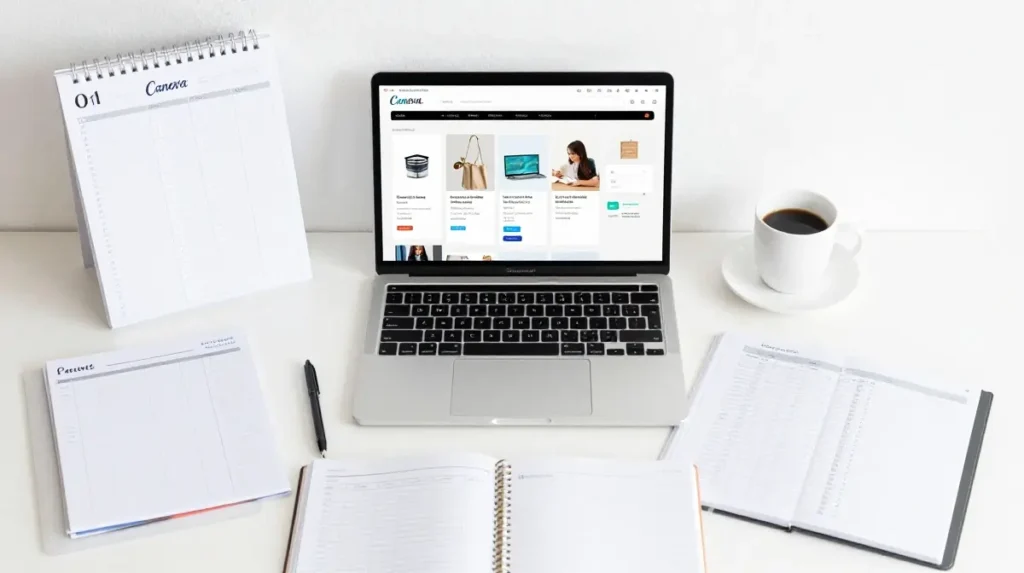Selling digital products like planners and templates online